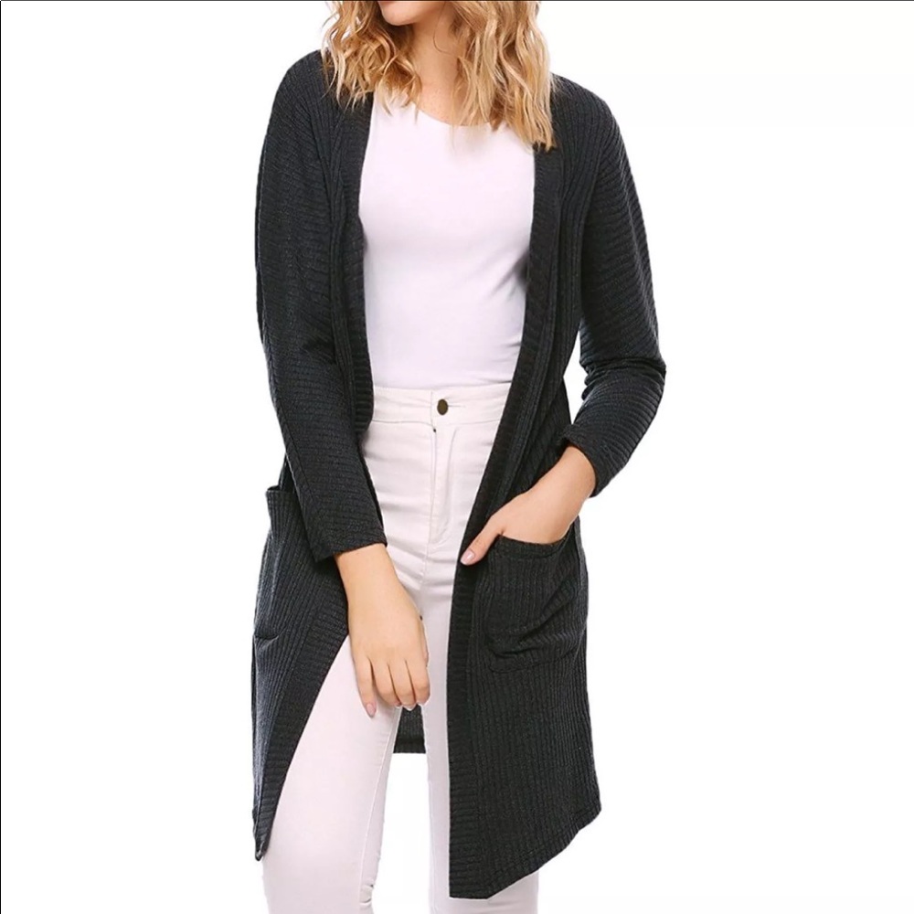 Sweater cardigan Tunic long style NWT XL